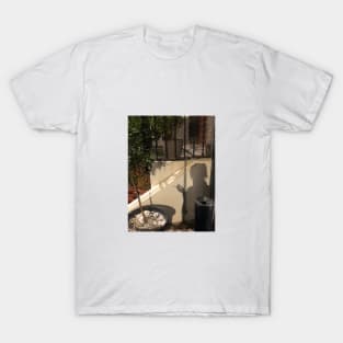 Smoking a Cigarette Shadow Girl T-Shirt